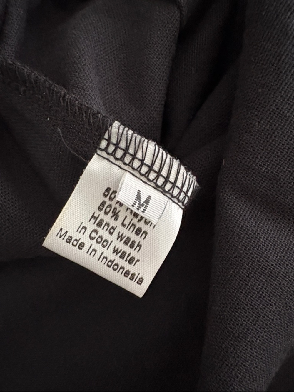 SOLe Button Front Black Midi Dress Medium - Picture 6 of 6